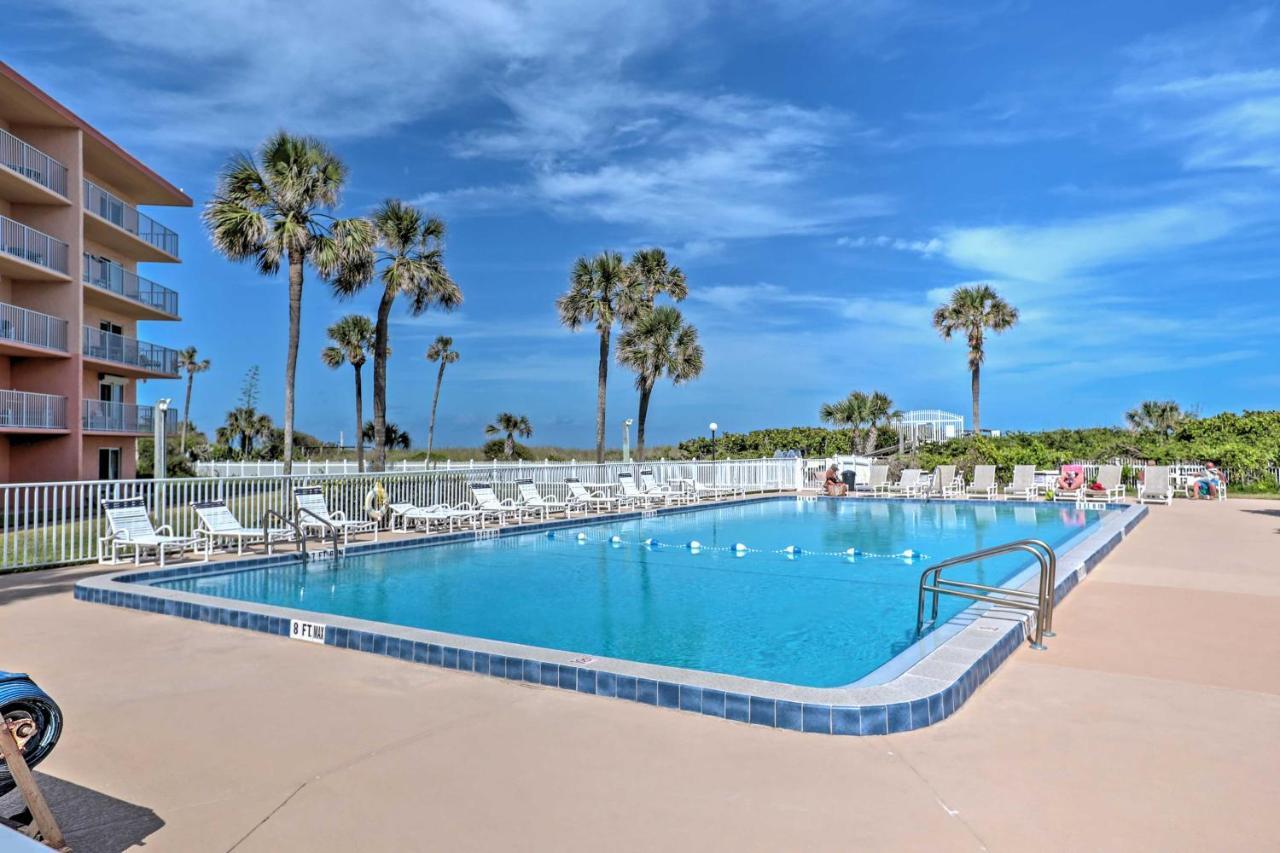Oceanfront Cocoa Beach Condo With View Walk To Pier Kültér fotó